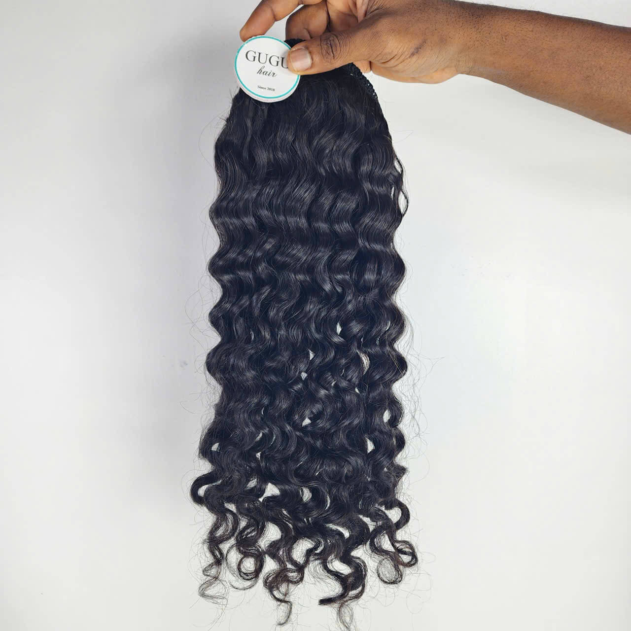 Burmese Curly Ponytail Extension Human Hair 20 Inch - Natural Human Hair 7 Curly Ponytail Extension Human Hair 20 Inch