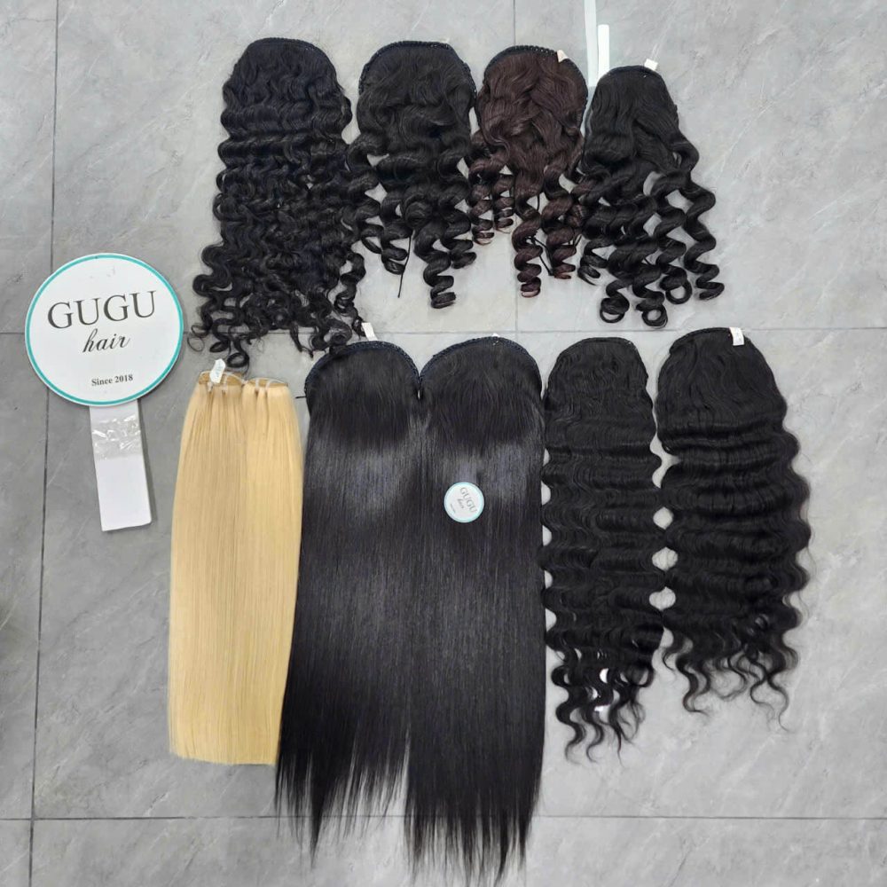 GUGU HAIR – BEST HUMAN HAIR EXTENSIONS 95 Best Bouncy Curly Ponytail Extension – Raw Vietnamese Human Hair Vietnam