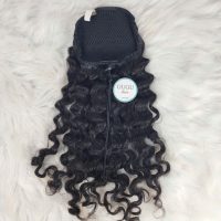 Burmese Curly Ponytail Extension Human Hair 20 Inch - Natural Human Hair 4 Curly Ponytail Extension Human Hair 20 Inch