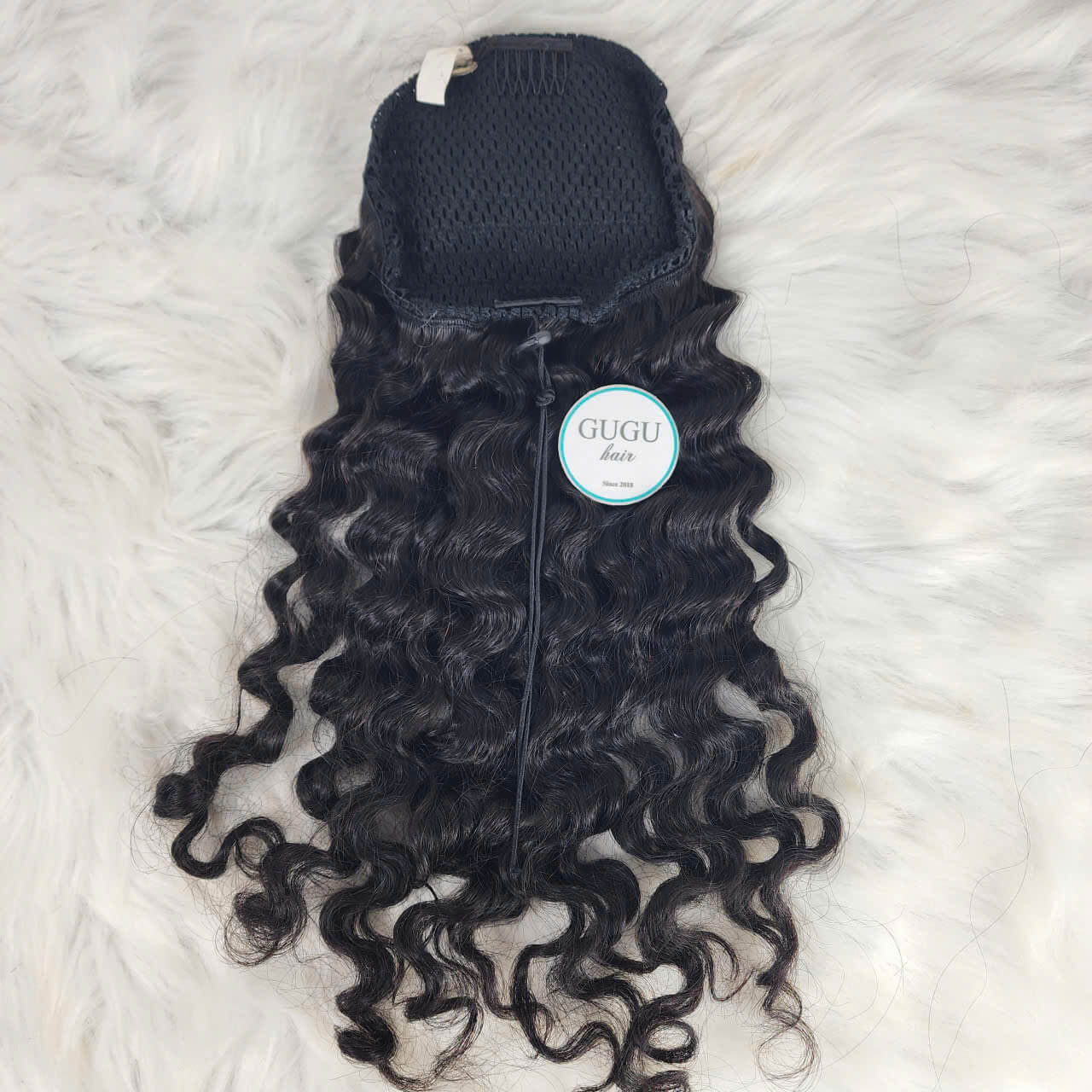 Burmese Curly Ponytail Extension Human Hair 20 Inch - Natural Human Hair 10 Curly Ponytail Extension Human Hair 20 Inch