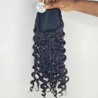 Burmese Curly Ponytail Extension Human Hair 20 Inch - Natural Human Hair 6 Curly Ponytail Extension Human Hair 20 Inch
