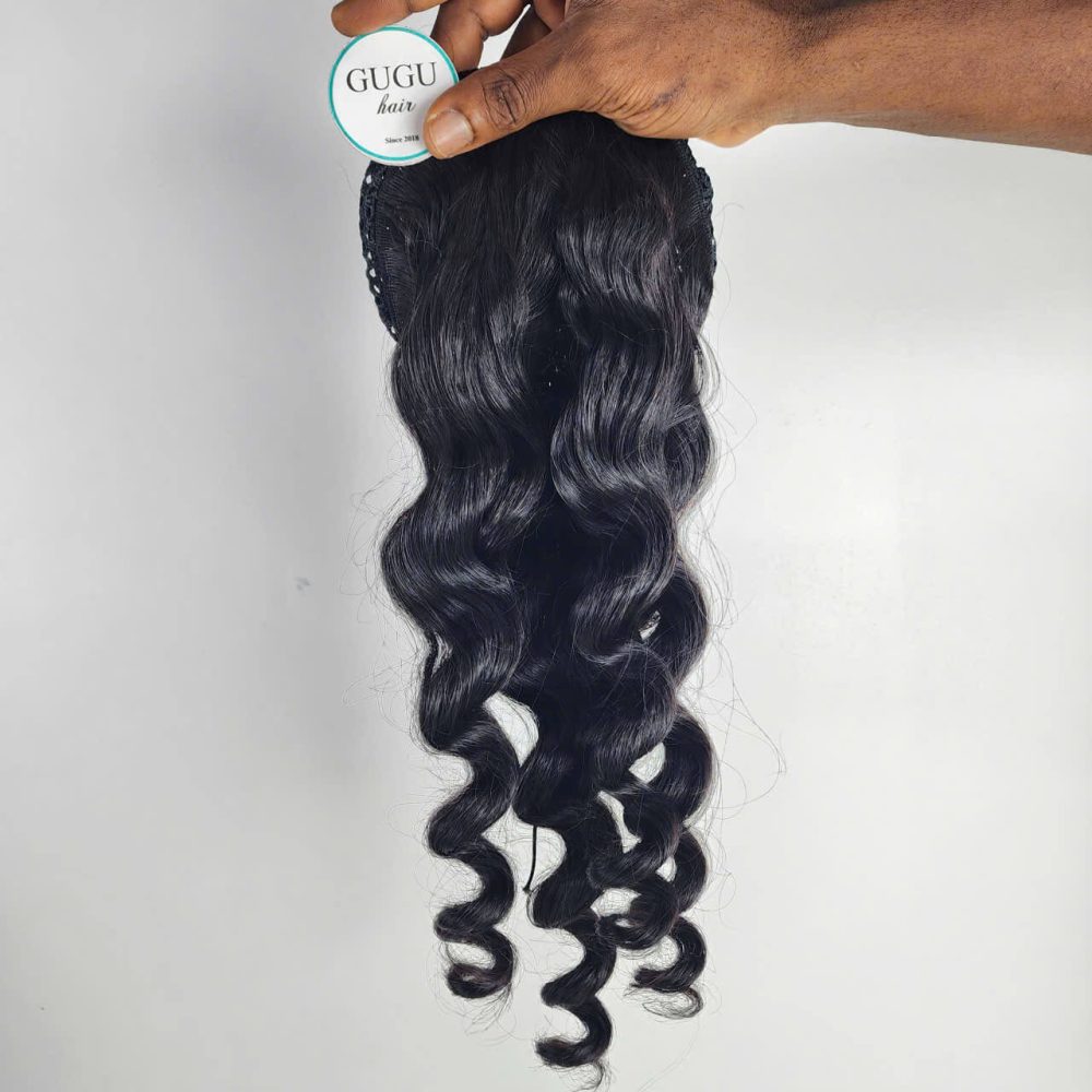 Loose Deep Wave Ponytail Extensions – 100% Human Hair Vietnamese Hair by GUGU HAIR