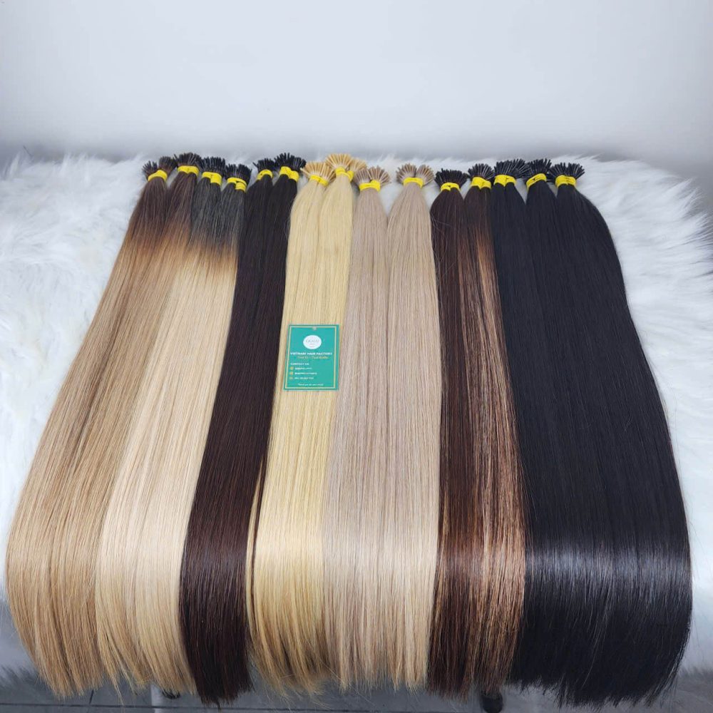 Vietnamese I-Tip Hair Extensions | 100% Human Hair, No Damage – GuGu Hair