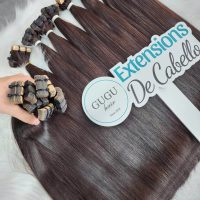24 Inch Brown Tape-In Hair Extensions – 100% Vietnamese Human Hair | GUGUHAIR