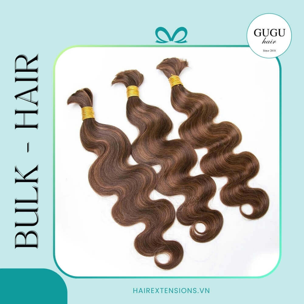 26 Inch Body Wave Bulk Hair Extensions – Raw Vietnamese Human Hair
