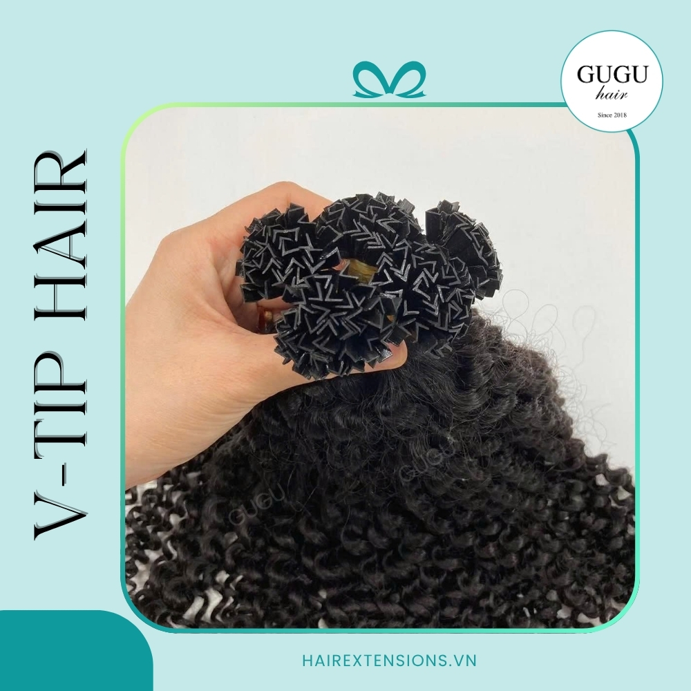 V tip hair extensions 2