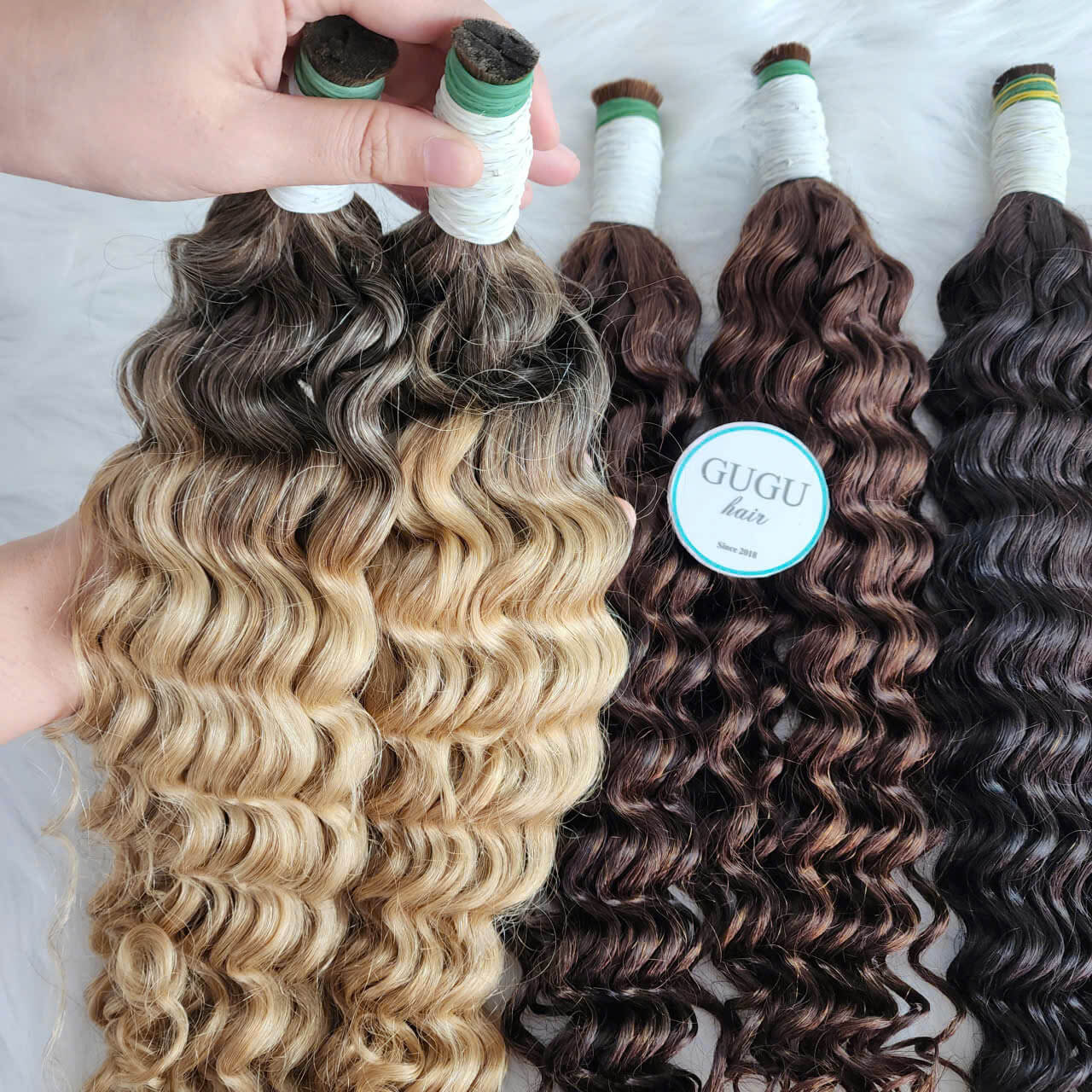 26 Inch Deep Wave Hair Bulk – Vietnamese Human Hair