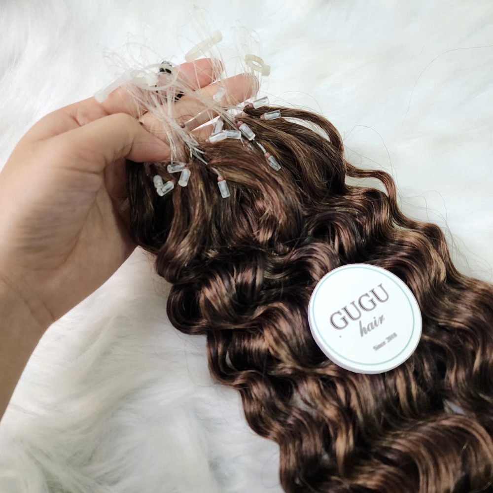 Curly Hair H6 Feathers Hair Human hair Extensions (3)