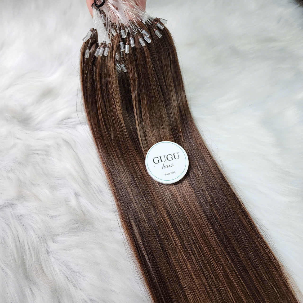 Piano Color H6 Feather Hair Extensions - Premium Raw Vietnamese Human Hair 4 Vietnam Hair Factory Wholesale H6 Feather Hair Extensions