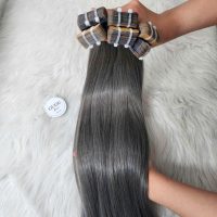 Natural Straight Tape In Hair Extensions 4