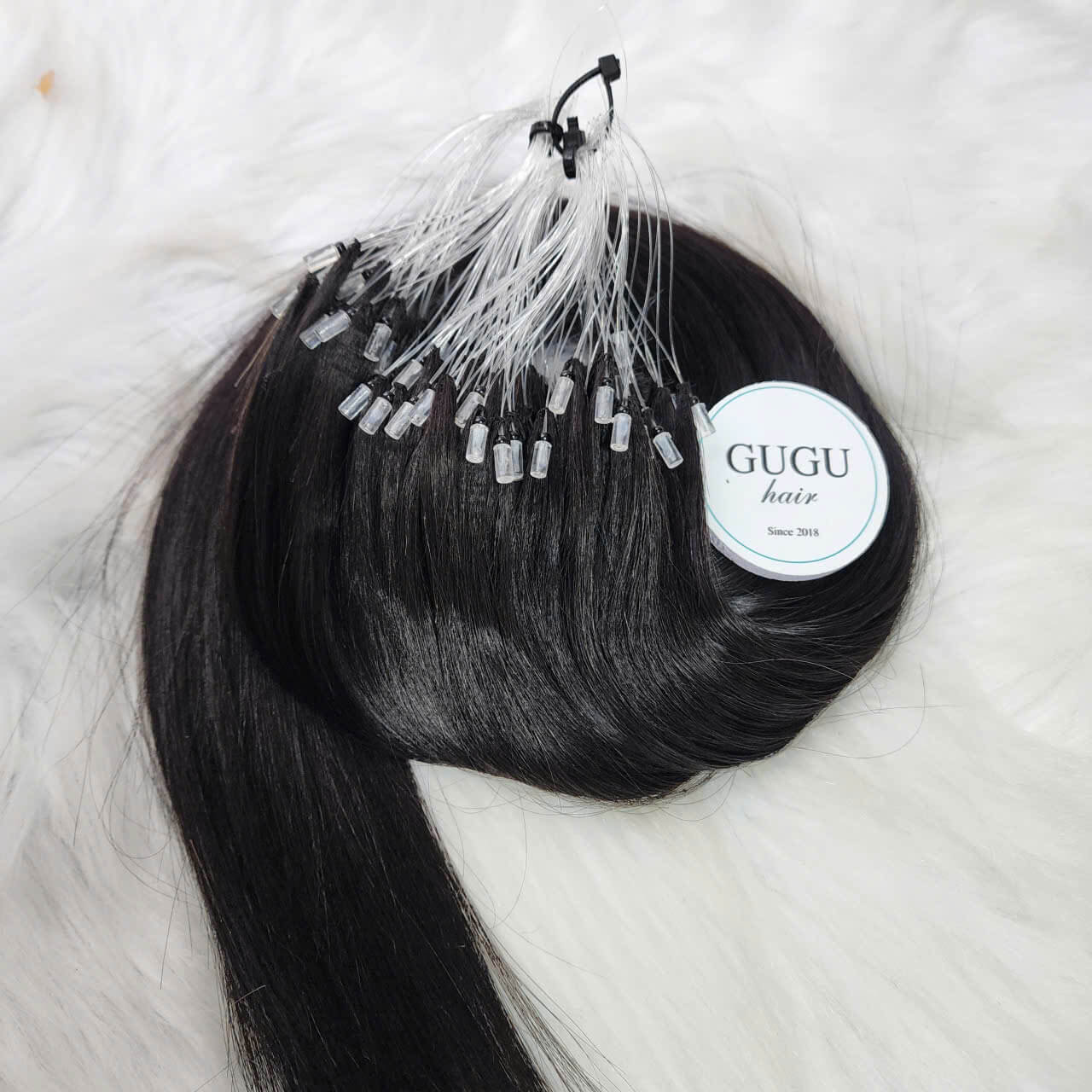 H6 Feather Hair Extensions Factory Wholesale Price #1 - GUGU HAIR 4 Straight H6 Hair Extensions Feather Human Hair Extensions