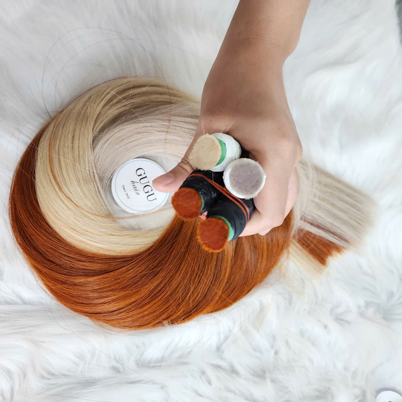 bone straight bulk hair extensions 2