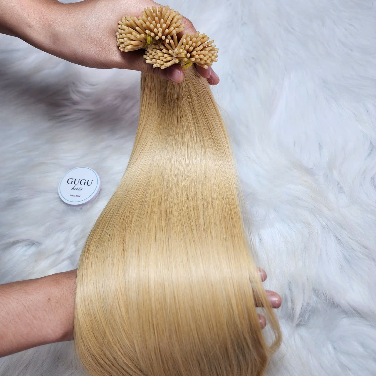 Blonde I-Tip Hair Extensions – Add Volume, Length & Shine Effortlessly 11 i tip hair extensions