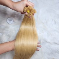 Blonde I-Tip Hair Extensions – Add Volume, Length & Shine Effortlessly 3 i tip keratin hair extensions