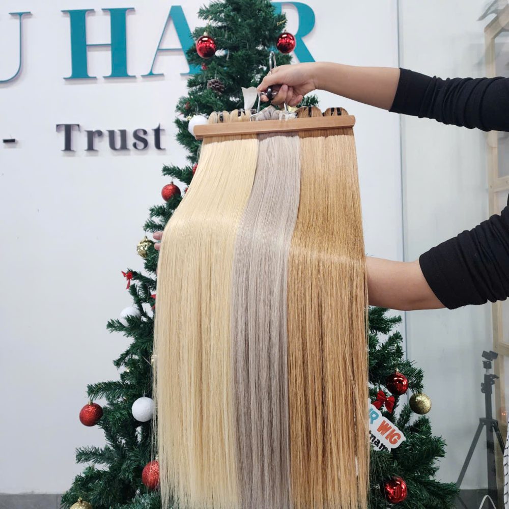 Premium Machine Bone Straight Hair Weft