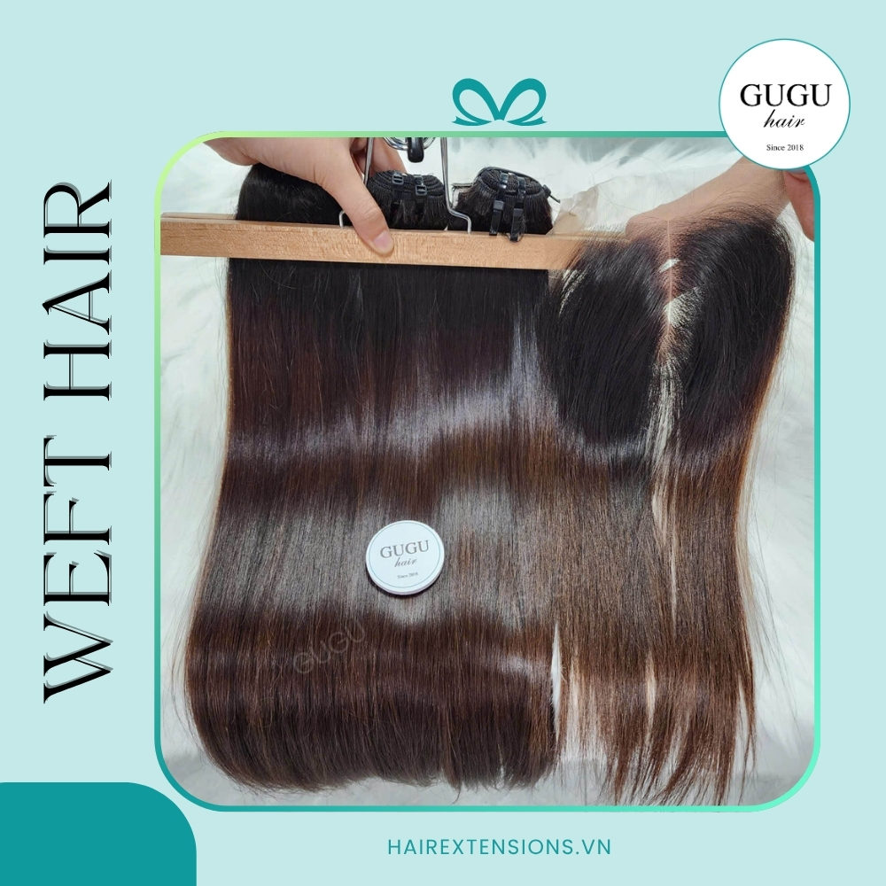 Raw Vietnamese BoneStraight Hair Weft Extensions