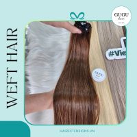 Color #6 Straight Hair Wefts | Premium Raw Vietnamese Human Hair 2 Premium Raw Vietnamese Straight Hair Weft Extensions – 100% Human Hair