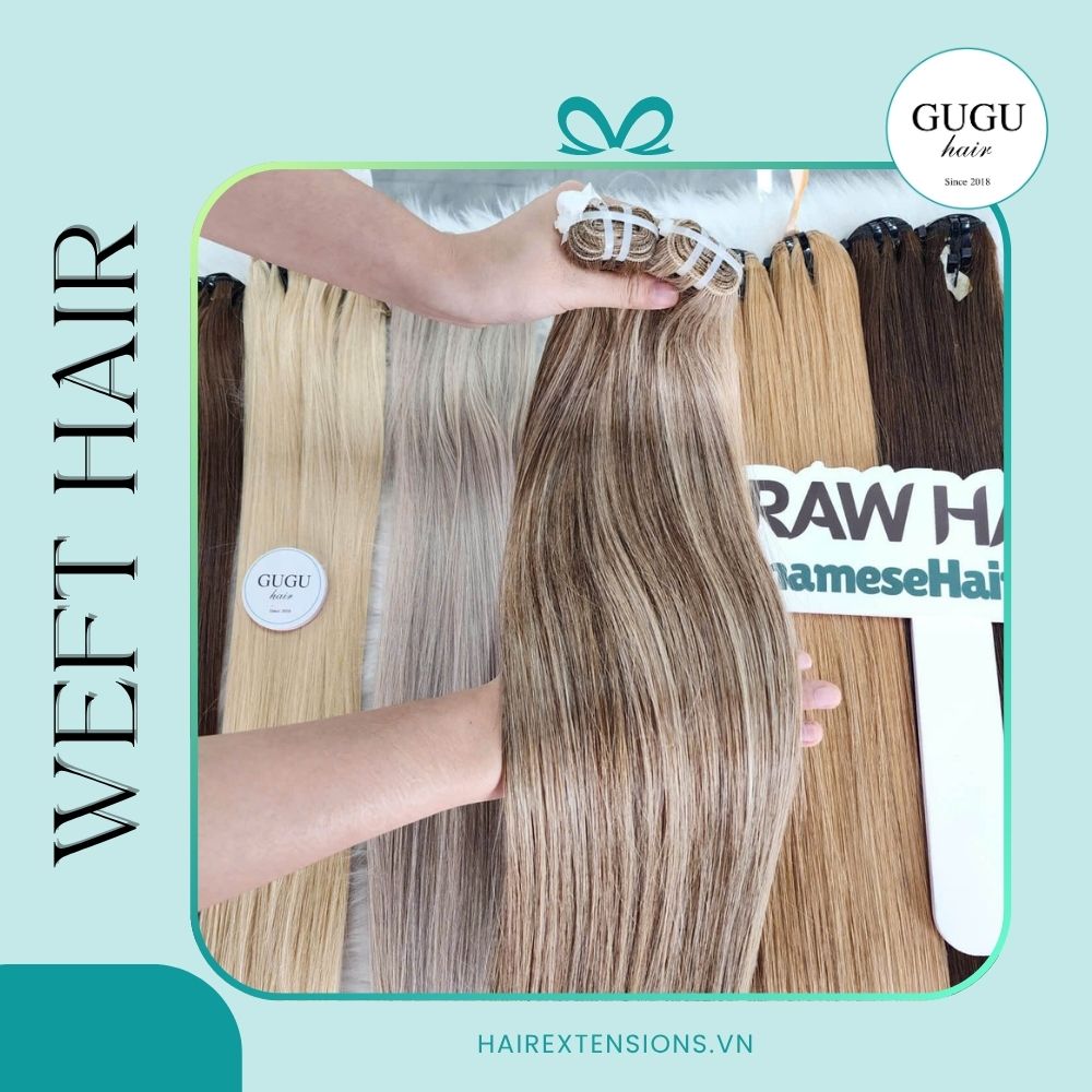 GUGU HAIR – BEST HUMAN HAIR EXTENSIONS 88 Premium Raw Vietnamese Straight Hair Weft Extensions – 100% Human Hair