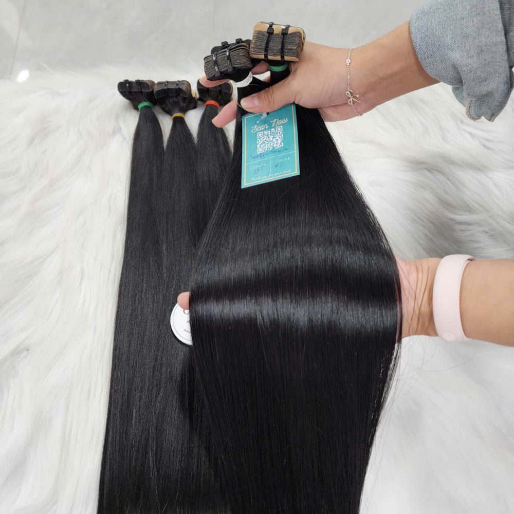 100% Raw Human Hair Tape-In Extensions