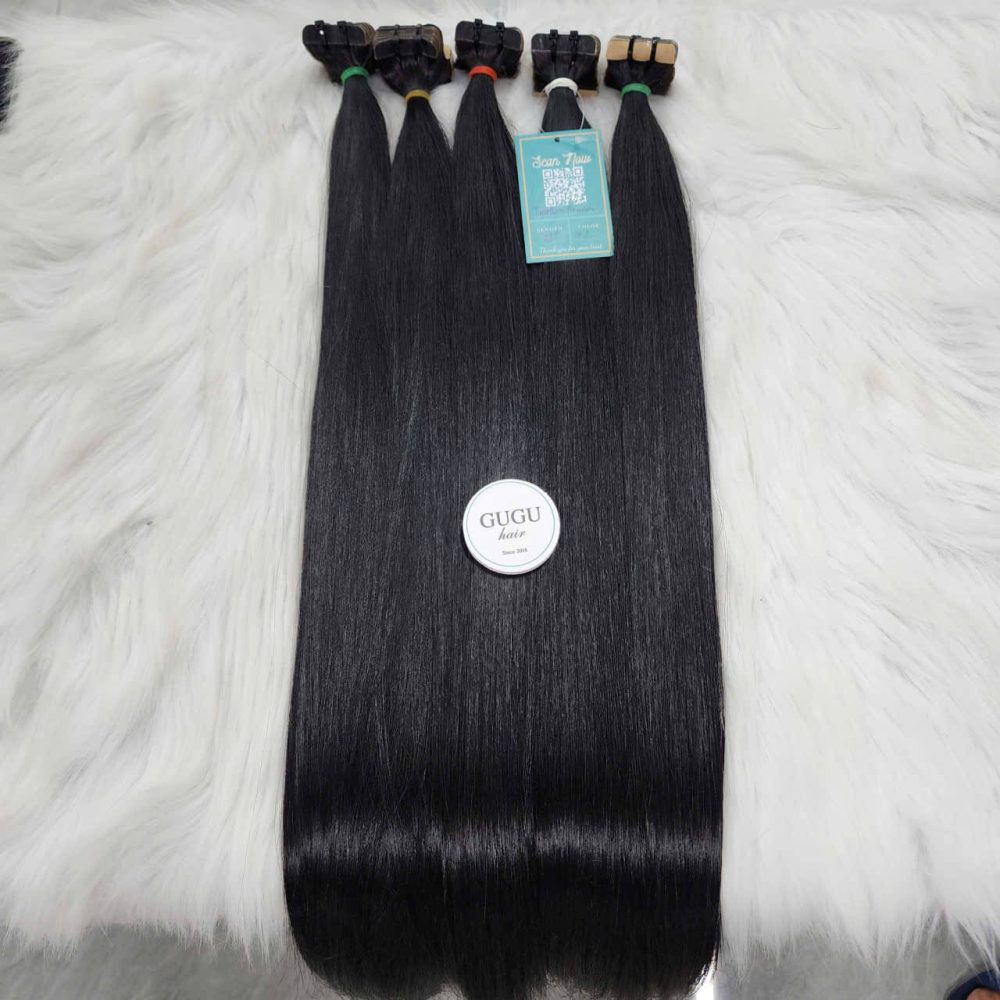 100% Raw Human Hair Tape-In Extensions