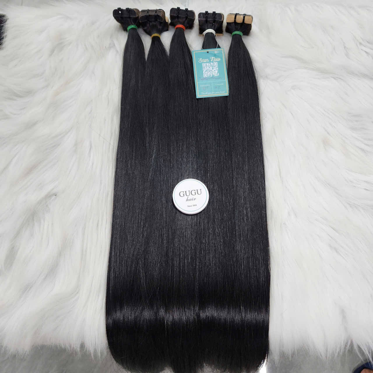 Seamless Tape In Hair Extensions Vietnamese Human Hair 5 100% Raw Human Hair Tape-In Extensions
