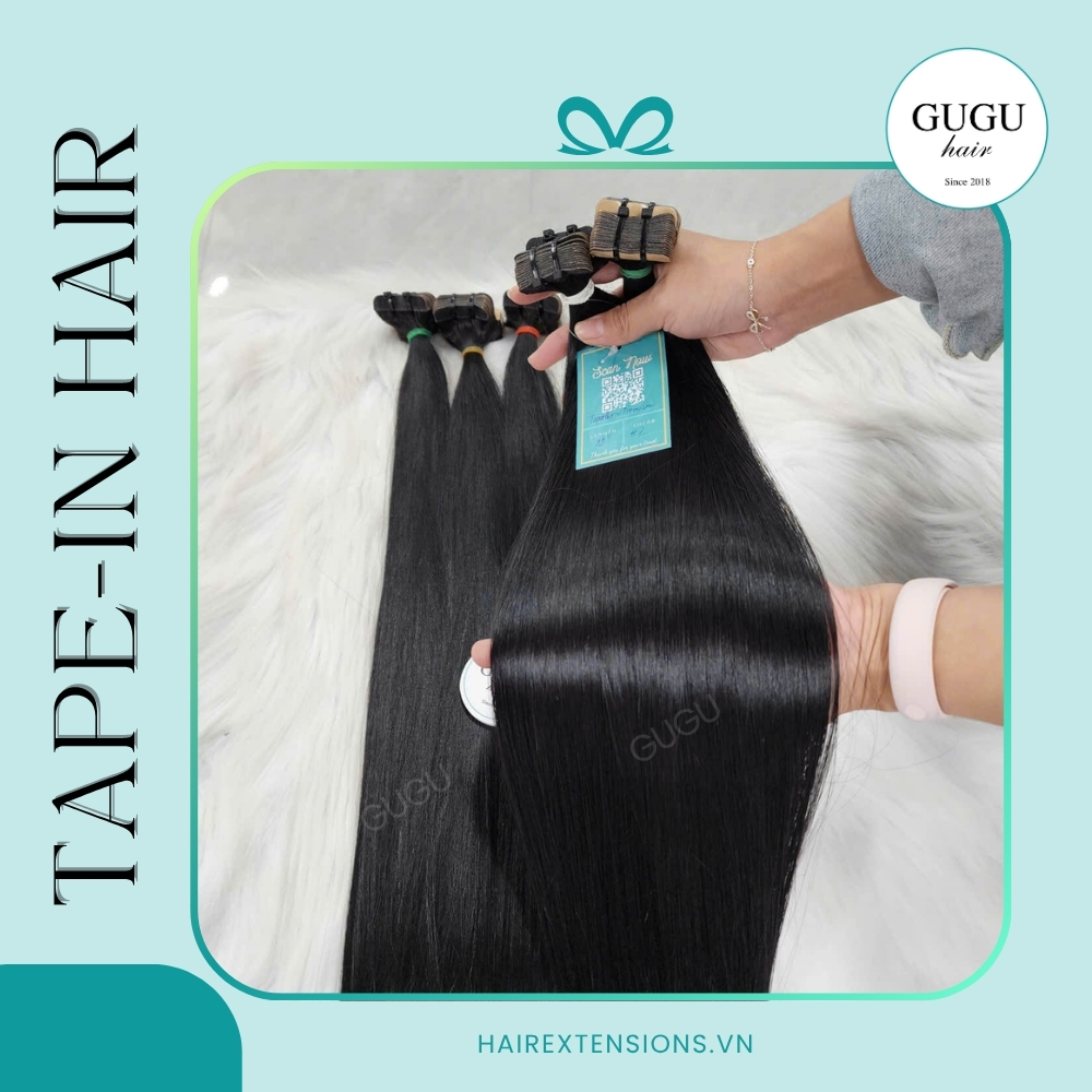 Seamless Tape In Hair Extensions _ Vietnamese Hair