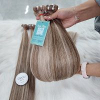 Luxury Vietnamese Tape In Hair Extensions 22 Inch Blonde