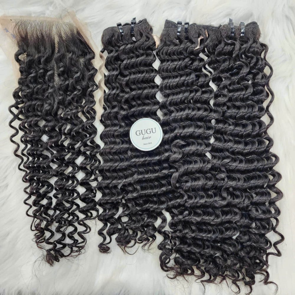 Vietnamese water curly hair extensions