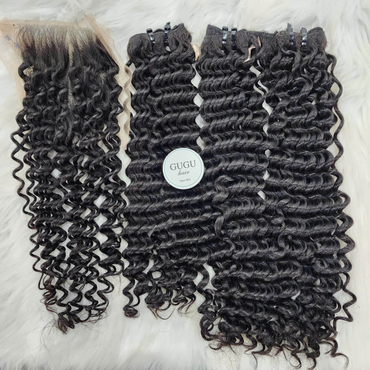 Vietnamese water curly hair extensions