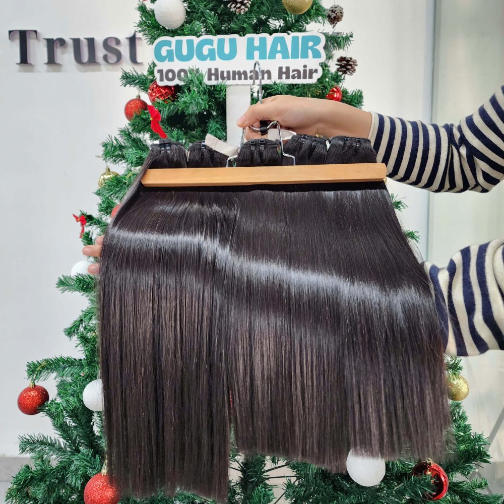 Weft Hair Bundles Raw Human Hair Extensions 100%