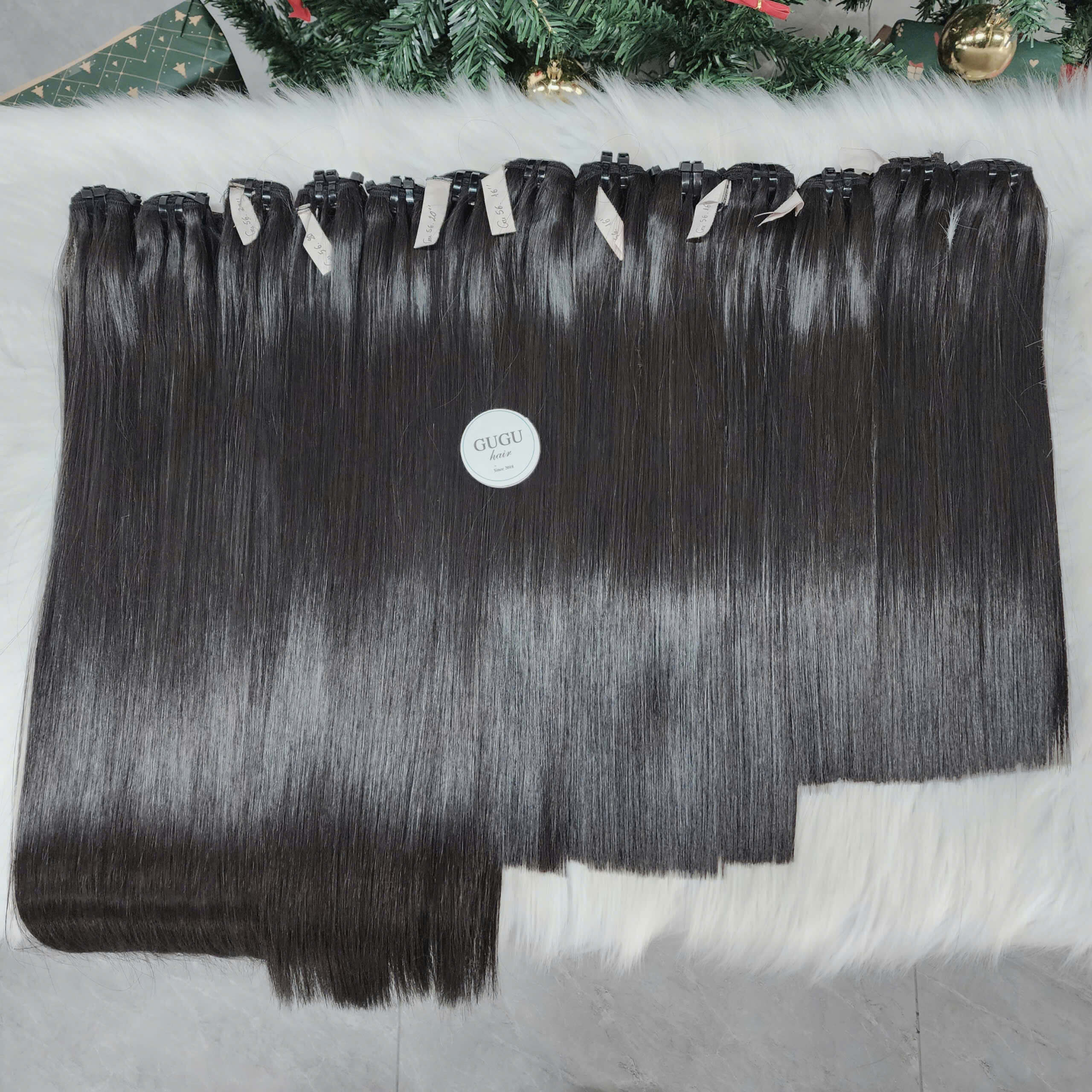 Top 1 Vietnamese Raw Weft Hair Extension - Good Price For Starting Business! | Double Weft 8 Genius Weft Hair Extensions Human Hair