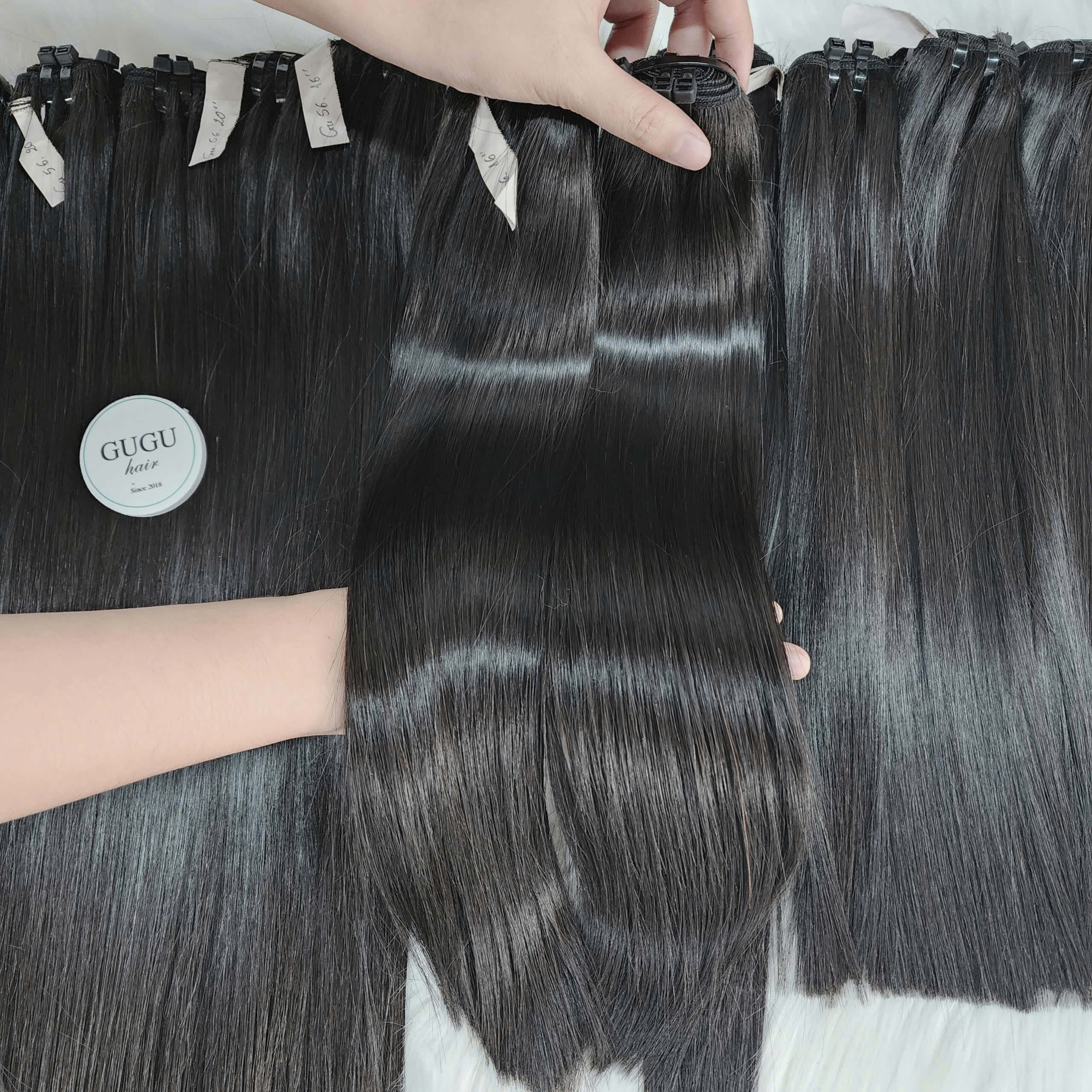 Top 1 Vietnamese Raw Weft Hair Extension - Good Price For Starting Business! | Double Weft 10 Genius Weft Hair Extensions Human Hair