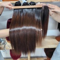 Vietnamese Bone Straight Hair Weft Extensions | Premium Raw Human Hair 4 Vietnamese Ombre Human Hair Bundles + Closure — 100% Remy, Soft & Smooth, Double Drawn, Trendy Colour