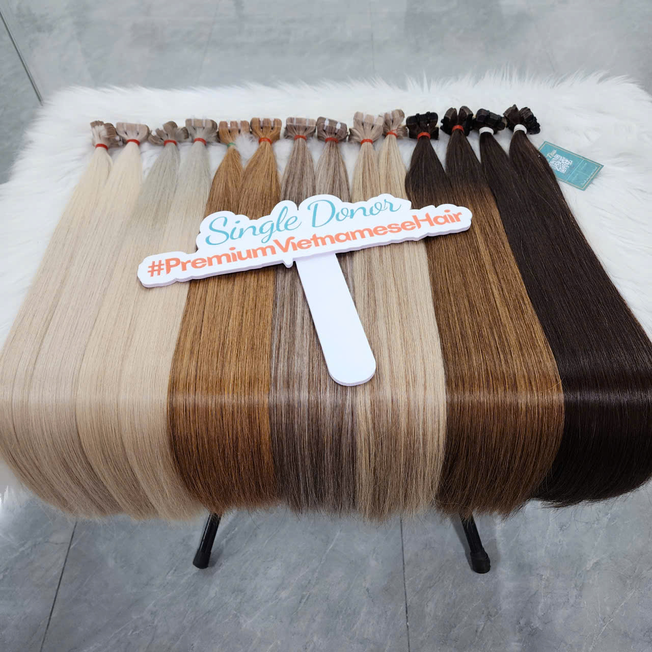100% raw Vietnamese tape in hair extensions with factory direct price