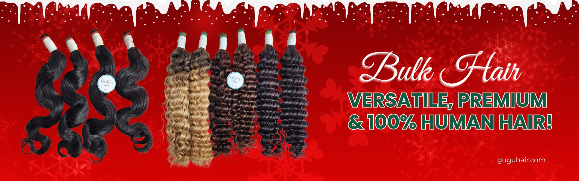 raw bulk human hair extensions