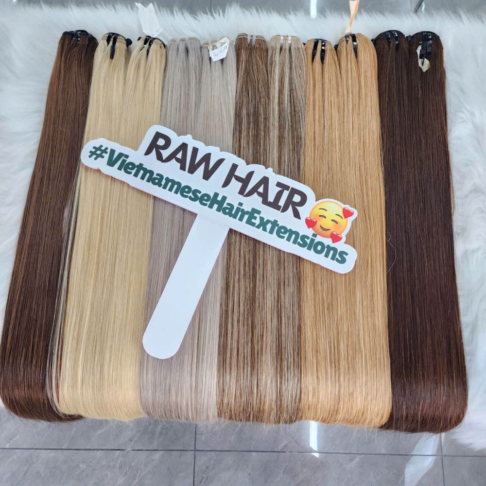weft hair extensions colors straight hair
