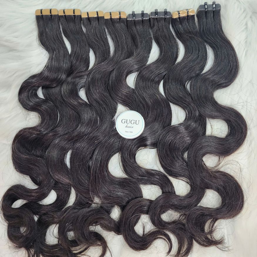 Body Wave Tape In Extension Natural Color Raw Vietnamese Hair