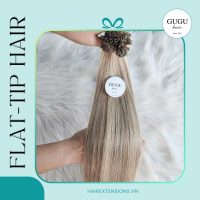 Flat Keratin Tip Balayage Blonde Highlights Fusion Hair Extensions 2 Flat Keratin Tip Balayage Blonde Highlights Fusion Hair Extensions