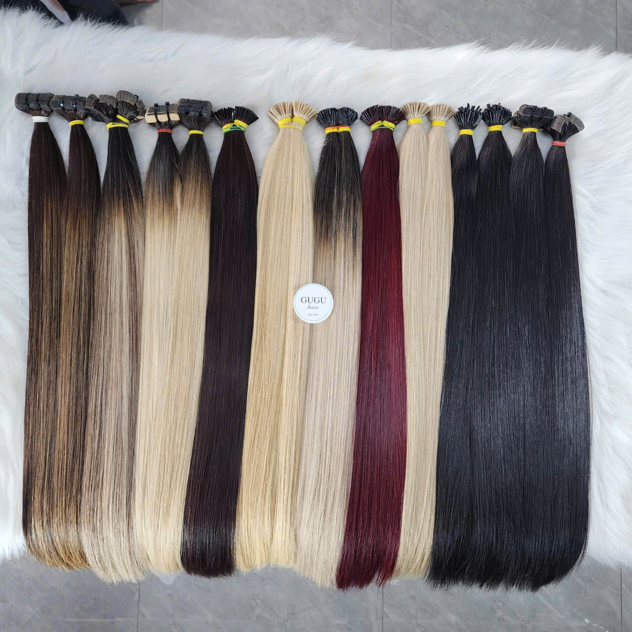 I-Tip Hair Extensions – Natural and Reusable Human Hair Extensions 4 Premium Best Collection Hair Extension Raw Vietnamese Human Hair
