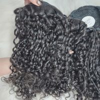 100% Human Hair Drawstring Ponytail Extension #1 Color Raw Vietnamese Hair 6 100% Human Hair Drawstring Ponytail Extension