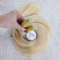Premium Bone Straight Bulk Hair Extension Blonde Color Raw Vietnamese Hair 4 Premium Bone Straight Bulk Hair Blonde Color Raw Vietnamese Hair