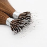 Flexible tip Hair Double Drawn Brown Red Raw Vietnamese Hair