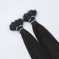 Nano Ring Hair Extensions Flexible F-tip Straight Raw Vietnamese Hair 3 Nano Ring Hair Extensions Flexible F-tip Straight Raw Vietnamese Hair