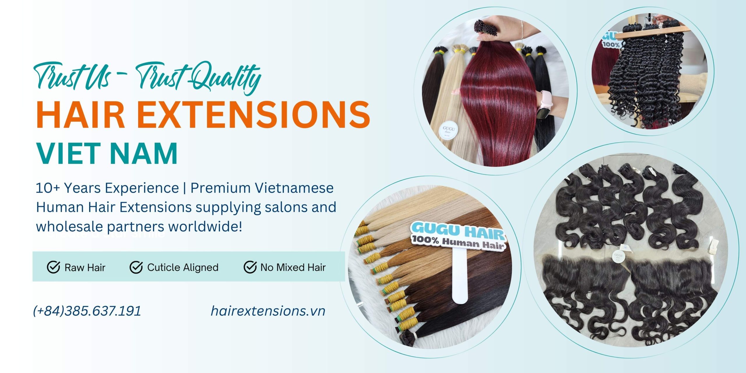 Ponytail Hair Extensions – Instant Volume and Length for Stylish Looks 8 Premium Vietnamese Human Hair Extensions | GUGU HAIR