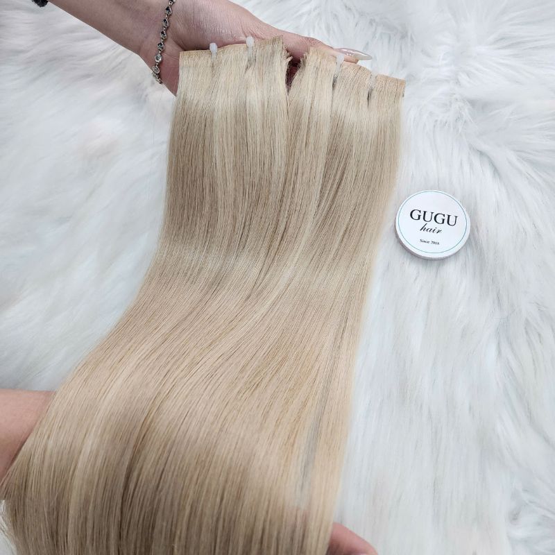 Blonde Raw Vietnamese Weft Hair Extensions – Luxury 24” Premium Quality