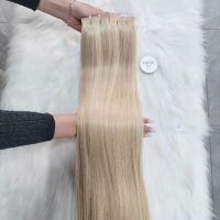 Blonde Raw Vietnamese Weft Hair Extensions – Luxury 24” Premium Quality