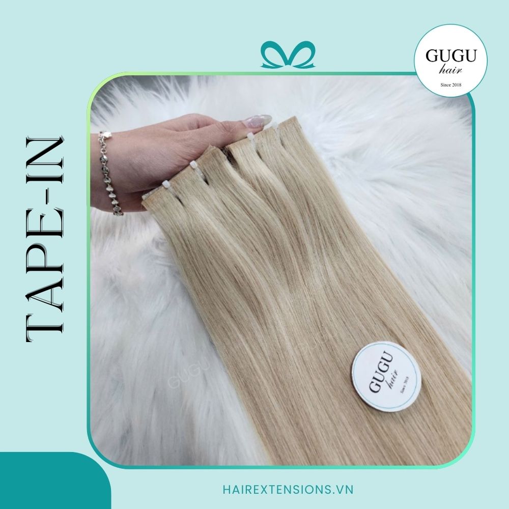 Blonde Bone Straight Tape-in Human Hair