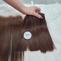 Bone Straight Human Hair Lace Closure – Natural Brown