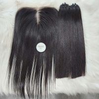 Hair Bundles Human Hair Extension Quality Black 5