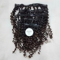 Luxury Vietnamese Kinky Curly Clip-In Human Hair Extensions | GUGU Hair 5 Luxury Vietnamese Kinky Curly Clip-In Human Hair Extensions GUGU Hair